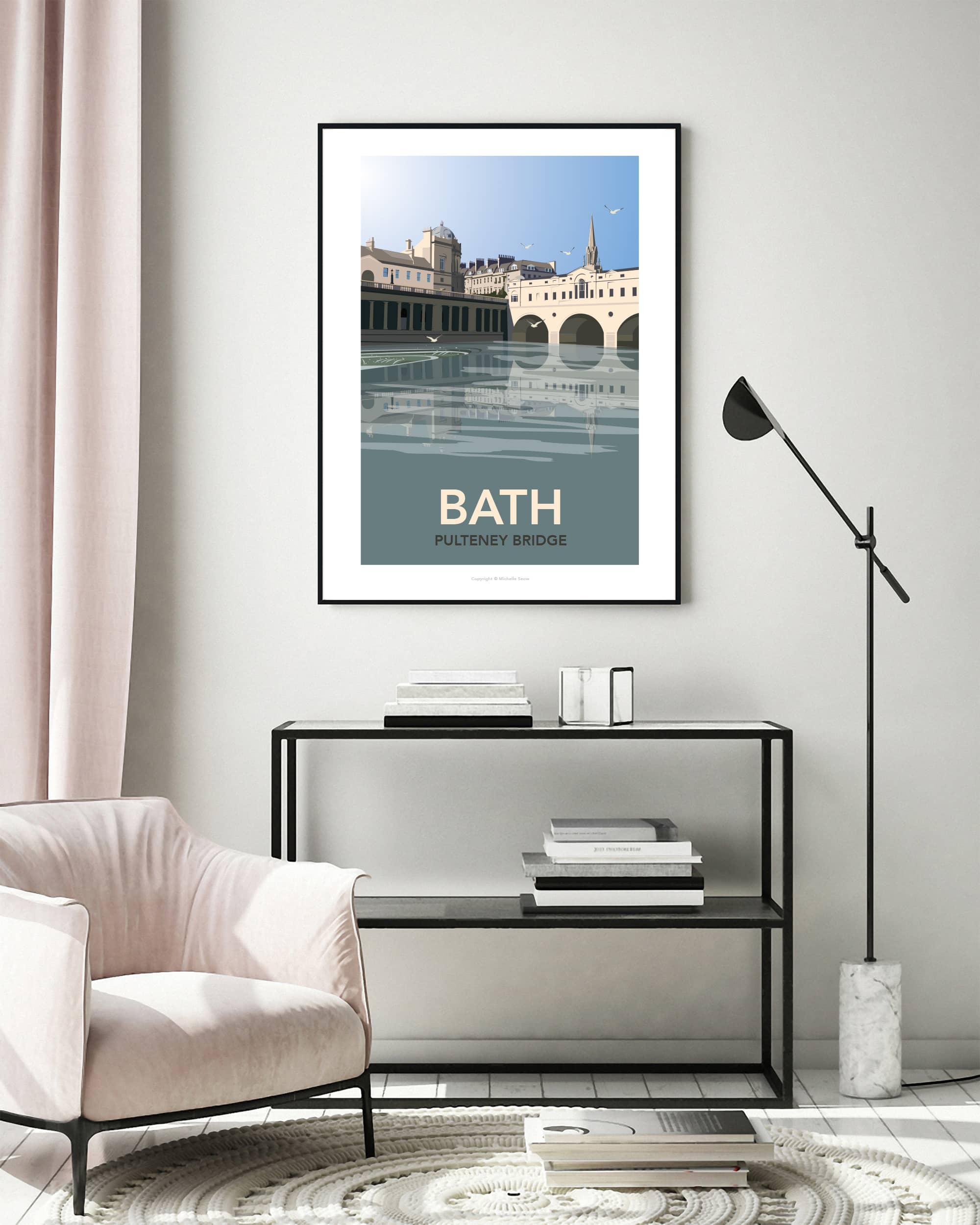 Bath Pulteney bridge wall mounted