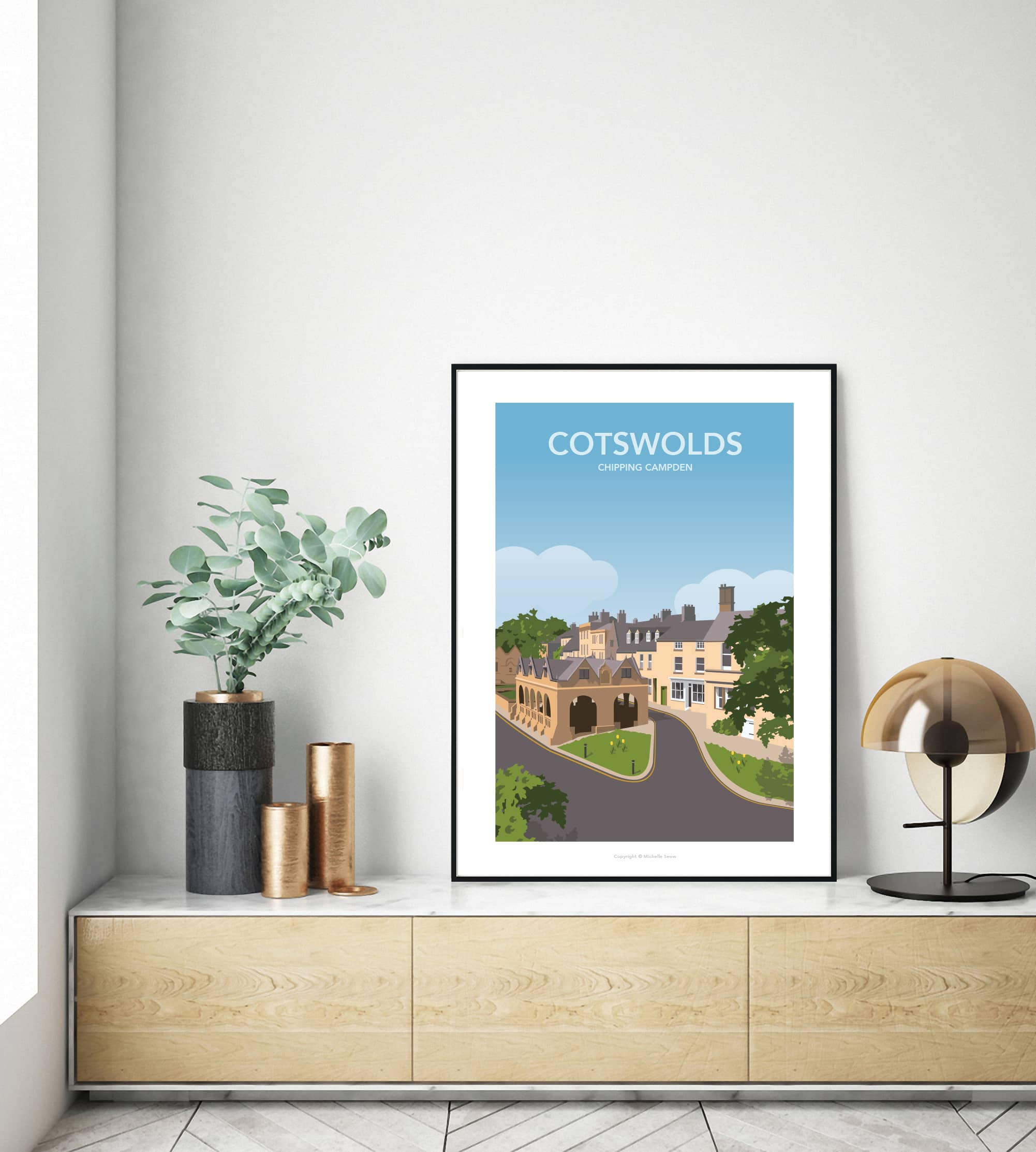 Travel poster of Chipping Campden