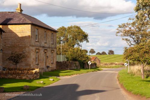 The road leading out of Broad Campden